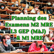 Planning M1 M2 MRE L3 GEP