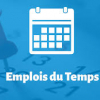 emploi du temps